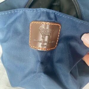 Hervé Chapelier Navy Mini Tote - Nylon & Leather
